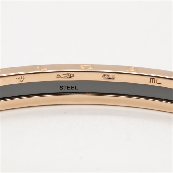 ブルガリ BVLGARI ビーゼロワン オープンバングル S K18PG/SS ジュエリー 中古 BVLGARI ブルガリ 1 B-zero1 Bzero1 ビーゼロワン