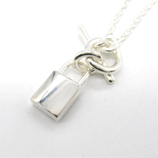 【美品】HERMES/シルバー/カデナ/ネックレス/革紐(新品)付き HERMES エルメス カデナ ネックレス Ag925 シルバー