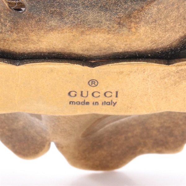 グッチ(GUCCI)グッチ フラワーモチーフ パームカフ バングル