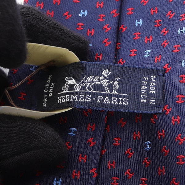 エルメス(HERMES)エルメス IT'S RAINING H ネクタイ 衣料品 メンズ