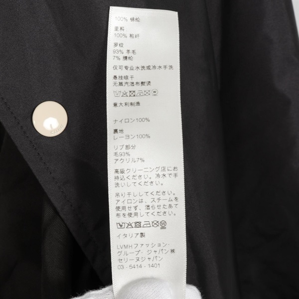 セリーヌ(CELINE)セリーヌ ロゴプリント テディジャケット ブルゾン