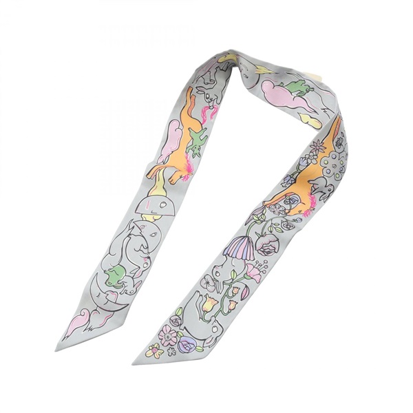 エルメス(HERMES)エルメス ツイリー MILLE ET UN LAPINS