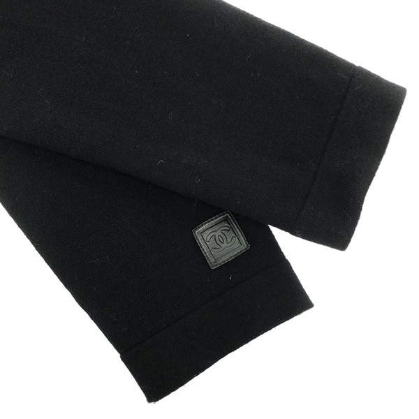 CHANEL シャネル ニット パーカー トップス 42 黒 CHANEL シャネル ニット パーカー トップス 42 黒 CHANEL
