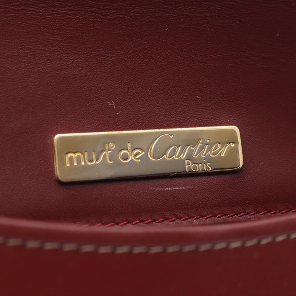 新品未使用品⭐︎カルティエ Cartier ケース マストライン カルティエ/トランクケース/マストライン/ボルドー/レザーの買取