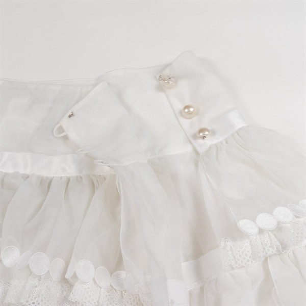 シャネル(CHANEL)シャネル パールボタン ティアード スカート 衣料品  