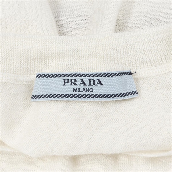 PRADA 並行輸入品 セットアップ スウェット 上下 白 レディース M org.jpg