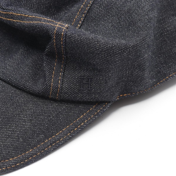 エルメス(HERMES)エルメス デニム キャップ 帽子 レディース