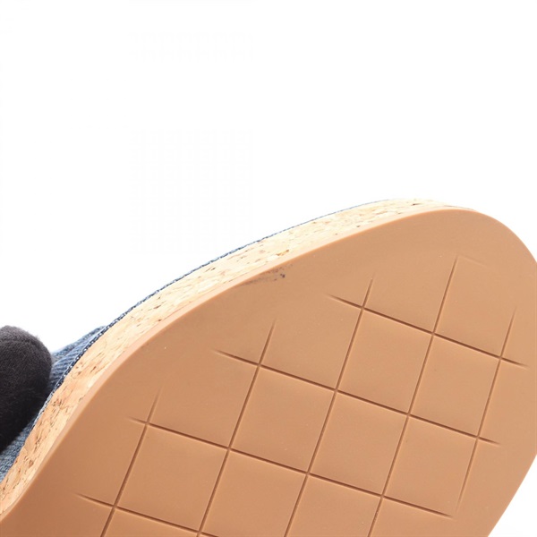 シャネル(CHANEL)シャネル ココマーク デニム 厚底 ローファー 靴