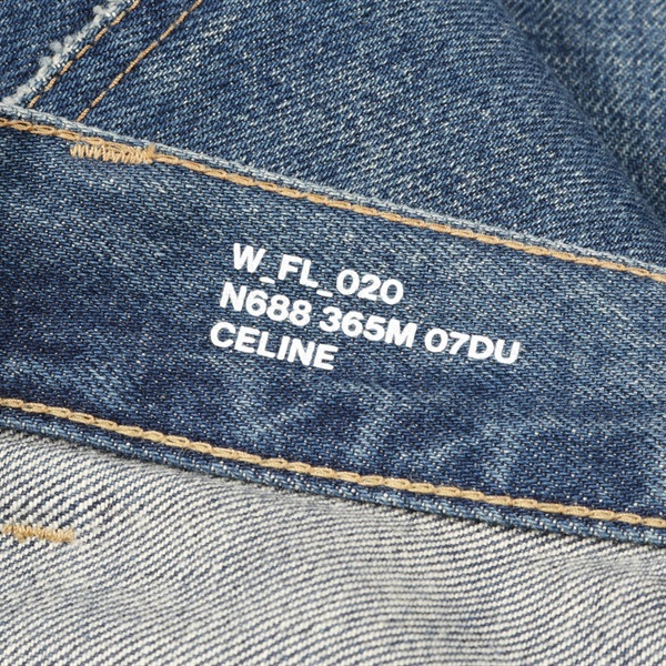 セリーヌ(CELINE)セリーヌ ロゴチェーン デニムパンツ 衣料品 ボトムス