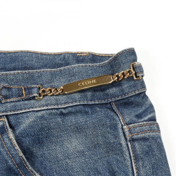 ★希少★CELINE デニムベスト ロゴパターン ☆希少☆CELINE デニムベスト ロゴパターン ☆希少☆CELINE デニム