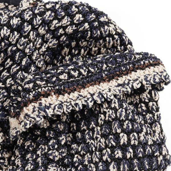 シャネル(CHANEL)シャネル ココマーク チェーン付き ニットジャケット