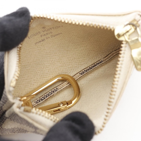 ポシェット クレ ダミエアズール コインケース PVC ホワイト