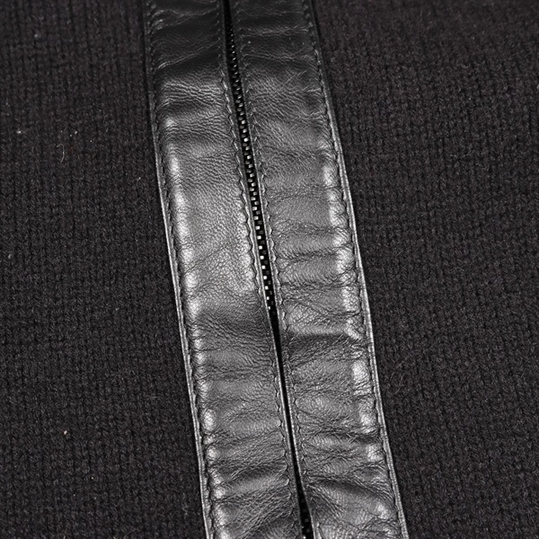 美品✨CHANEL シルクジャケット　44 ブラック　ココマーク シャネル ココマーク ウール×シルク ジャケット 42 レディース