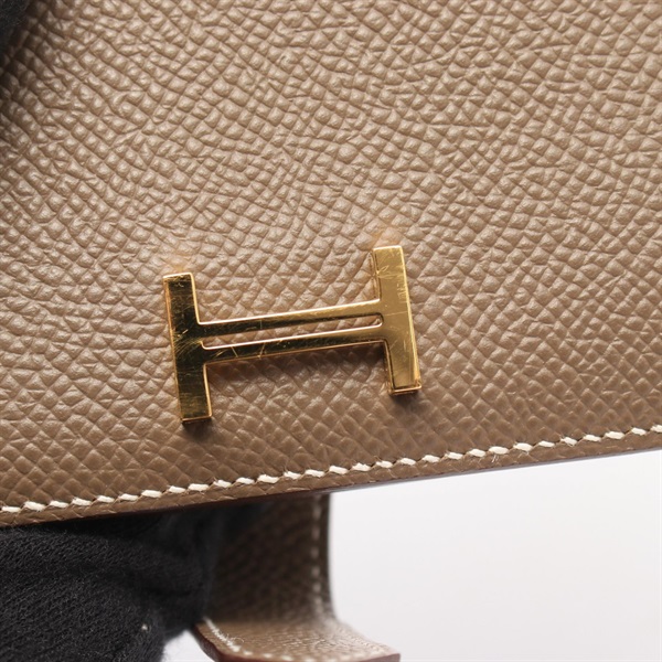 トミトミ様 HERMES エルメス　ベアンコンパクト　ブラウン系　二つ折り財布 エルメス(HERMES)エルメス ベアンコンパクト 二つ折り財布 財布