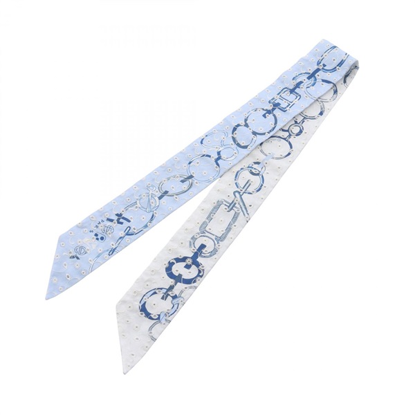 エルメス(HERMES)エルメス ツイリー DO RE BOUCLES Broderie Anglaise  