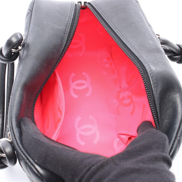 CHANEL カンボンライン　ミニボーリングバッグ　ギャランティカード・保存袋 楽天市場】シャネル カンボン ボーリングバッグの通販