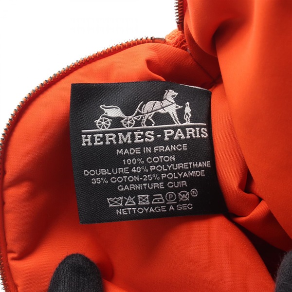 エルメス(HERMES)エルメス ボリードポーチ20 オランジュ フー ポーチ  