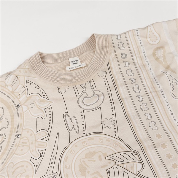 エルメス(HERMES)エルメス ツイルレーヌ Candy Libris Bandana ニット