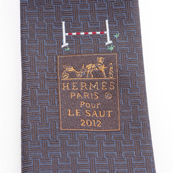 エルメス(HERMES)エルメス Pour LE SAUT2012 ネクタイ 衣料品