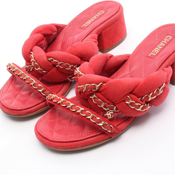 シャネル(CHANEL)シャネル マトラッセ ココマーク サンダル 靴