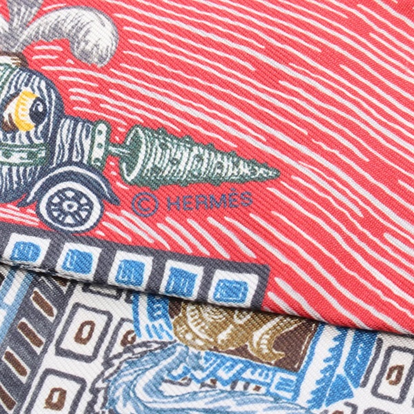 エルメス(HERMES)エルメス ツイリー SUPER SILK QUEST スカーフ 衣料品