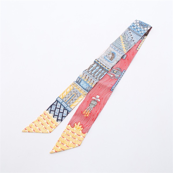 エルメス(HERMES)エルメス ツイリー SUPER SILK QUEST スカーフ 衣料品