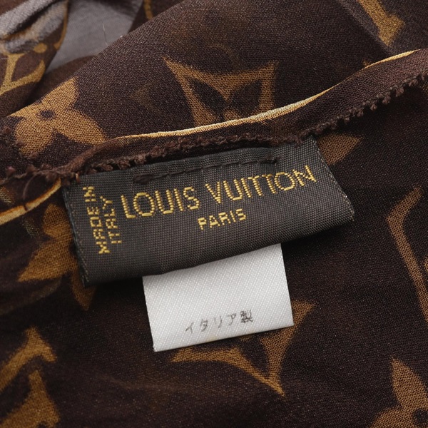 美品LOUIS VUITTON バードーSINCE1854スカーフモノグラム 美品LOUIS VUITTON バードーSINCE1854スカーフモノグラム