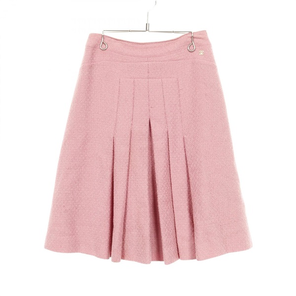 スボミー。 　CHANEL シャネル♡ツイードスカート　ココマーク　38 シャネル(CHANEL)シャネル ココマーク ツイード スカート 衣料品