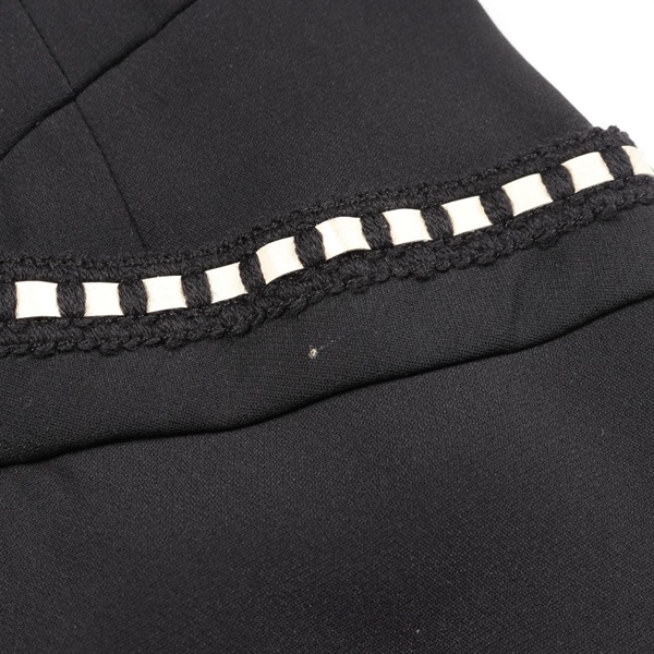 シャネル(CHANEL)シャネル カメリアボタン ノーカラージャケット