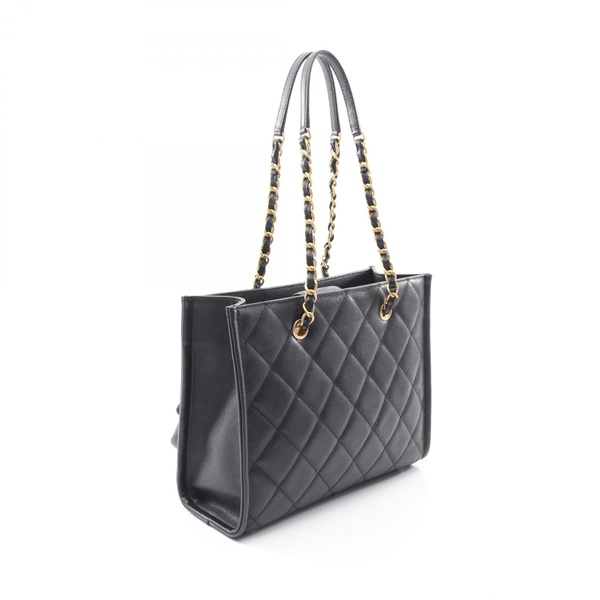 PAL* ゚non! シャネルCHANELマトラッセ黒トートバッグ シャネル(CHANEL)シャネル マトラッセ スモール ショッピングバッグ