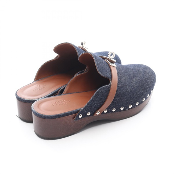 エルメス(HERMES)エルメス カルロッタ ケリーバックル サボサンダル