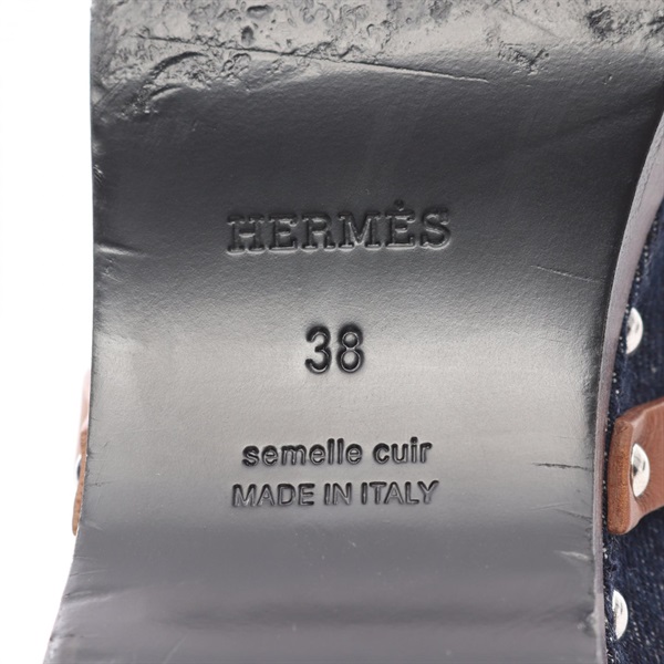 エルメス(HERMES)エルメス カルロッタ ケリーバックル サボサンダル