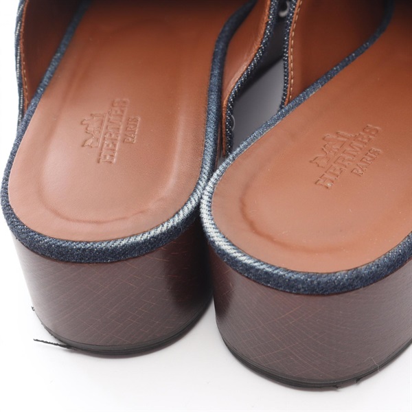 エルメス(HERMES)エルメス カルロッタ ケリーバックル サボサンダル