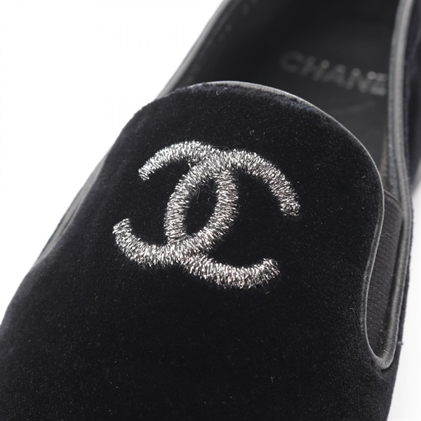 Chanel コンビ　スリッポン(美品) シャネル(CHANEL)シャネル ココマーク スリッポン 靴 レディース