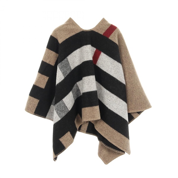 バーバリー(BURBERRY)バーバリー ポンチョ ケープ ストール 衣料品
