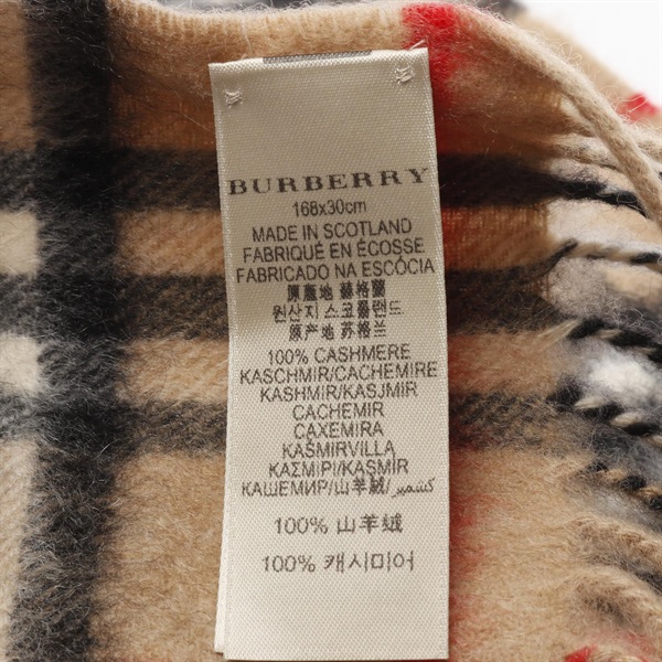 バーバリー(BURBERRY)バーバリー ノバチェック マフラー 衣料品