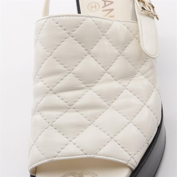 シャネル(CHANEL)シャネル マトラッセ ココマーク サンダル 靴