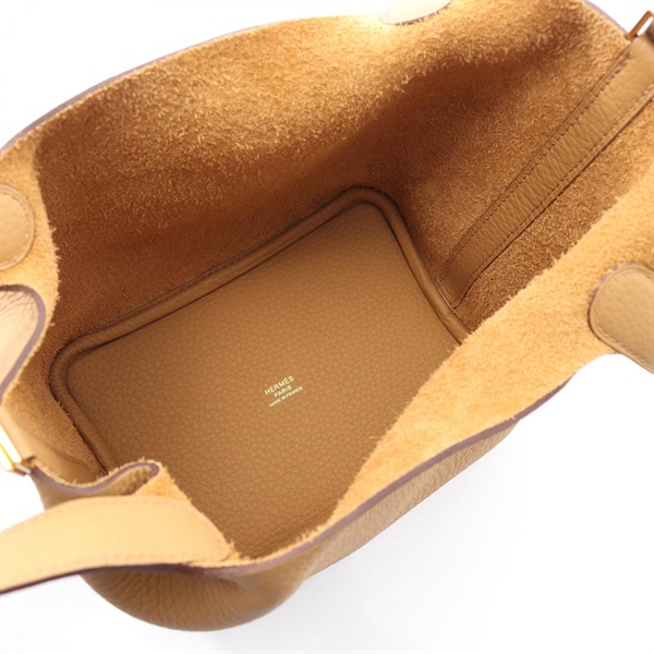 エルメス(HERMES)エルメス ピコタンロックPM ビスキュイ ハンドバッグ
