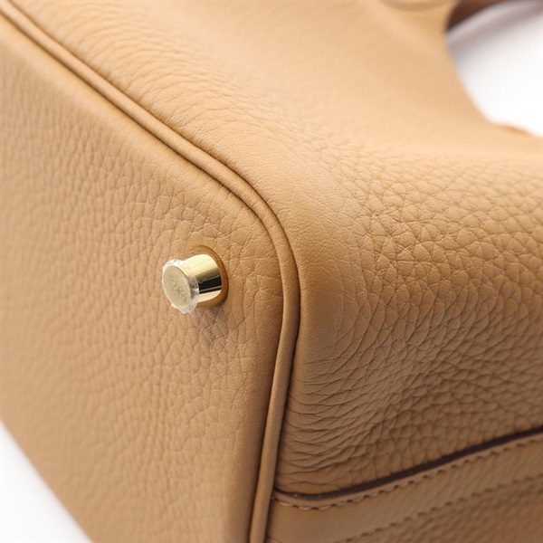 エルメス(HERMES)エルメス ピコタンロックPM ビスキュイ ハンドバッグ