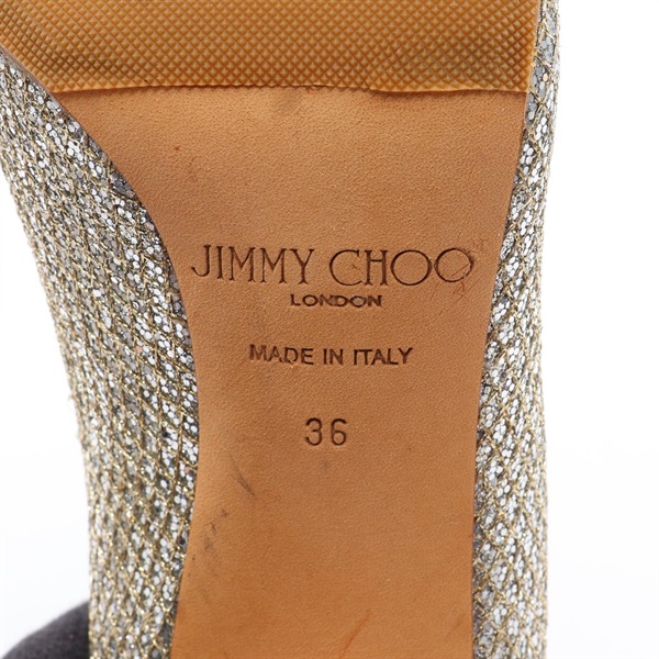 ジミーチュウ(JIMMY CHOO)ジミーチュウ オープントゥ パンプス 靴
