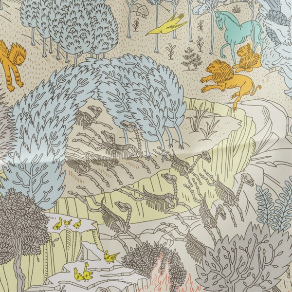 エルメス(HERMES)エルメス カレ90 Le Carnaval des Animaux スカーフ
