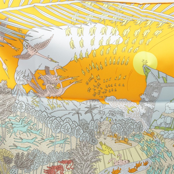 エルメス(HERMES)エルメス カレ90 Le Carnaval des Animaux スカーフ