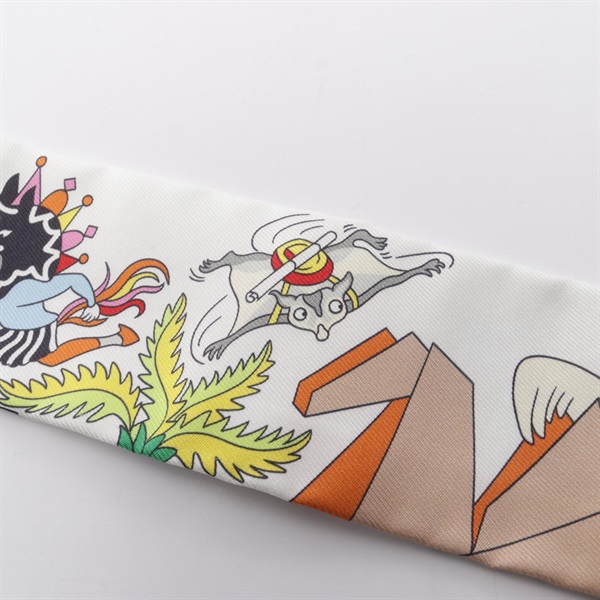 エルメス(HERMES)エルメス ツイリー ACADEMIA HIPPICA リボン スカーフ