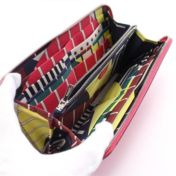 エルメス(HERMES)エルメス アザップロングシルクイン ラウンド長財布