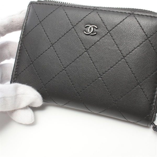 シャネル(CHANEL)シャネル マトラッセ ラウンド財布 財布 レディース