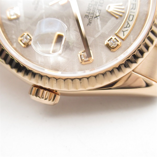 ゆ ロレックス(ROLEX)ロレックス デイデイトダイヤ 2Pバゲット
