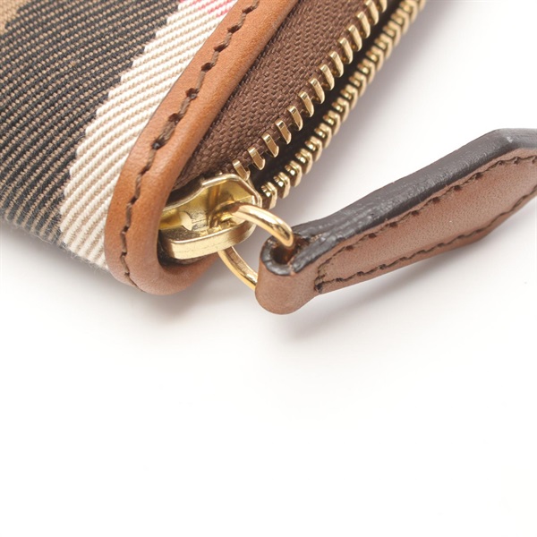 バーバリー(BURBERRY)バーバリー ヘイマーケットチェック ラウンド長 