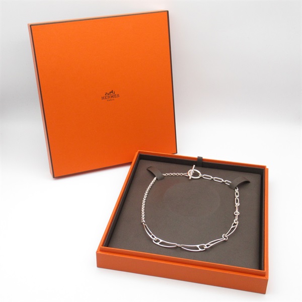 エルメス シェーヌダンクル ネックレス 空箱 ジュエリー オレンジ