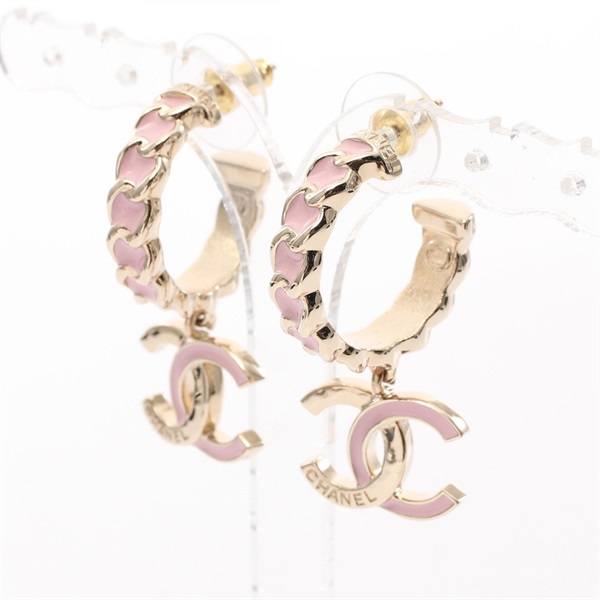 CHANELココマーク　シェル　イヤリング・ピアス 楽天市場】シャネル CHANEL ココマーク ハート型ピアス ABB664