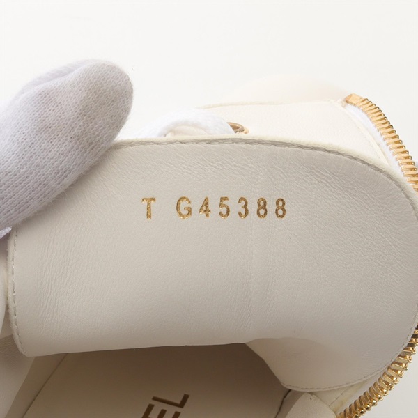 シャネル　ロゴ靴紐　ロングブーツ等靴保存袋　ショッパー　まとめ売り ロング ブーツ - ミックス ファイバー & パテント カーフスキン